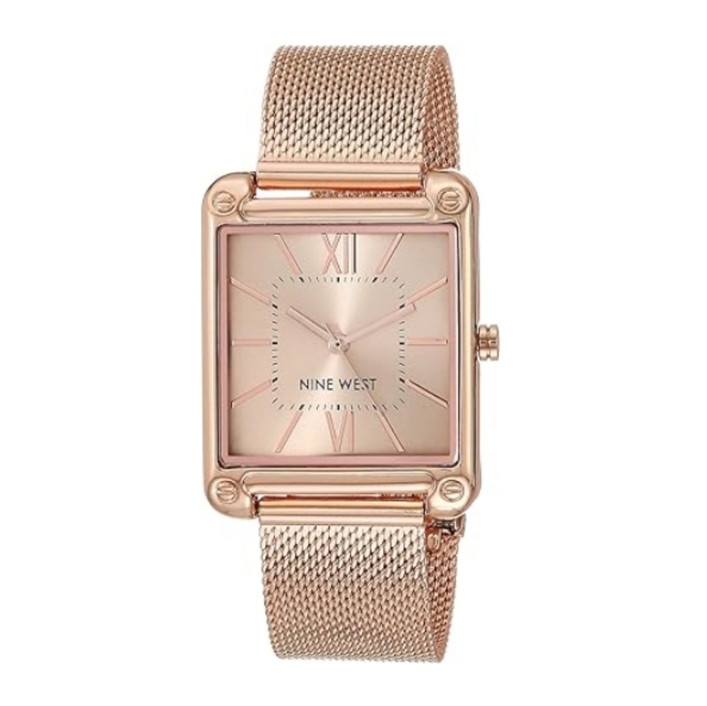 Women's Mesh Bracelet Watch Rose Gold